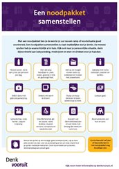 Infographic - noodpakket inhoud
